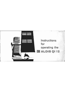 Aldis Ltd QI 12 manual. Camera Instructions.